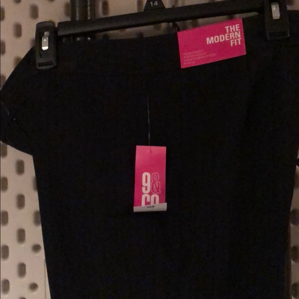 Nine and Company black pinstripe pants